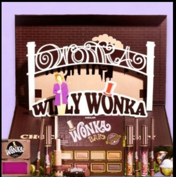 WILLY WONKA x SHEGLAM - FULL SET Limited Edition BRAND NEW IN COLLECTIBLE BOX