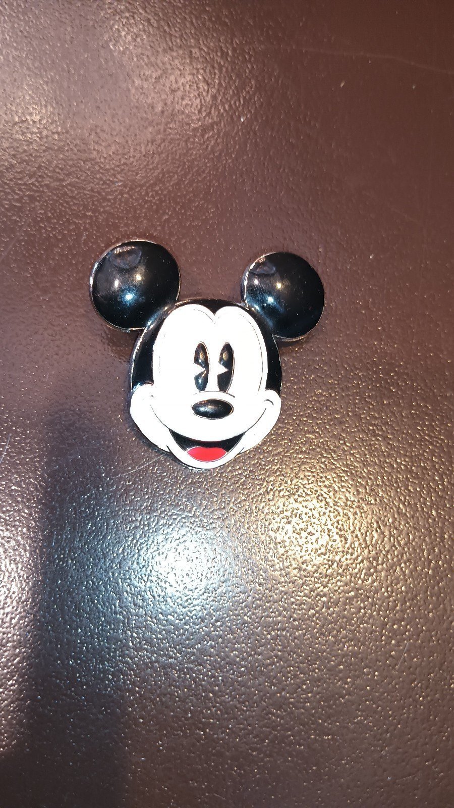 Disney Mickey Mouse Head Face Cloisonné Brooch Pin