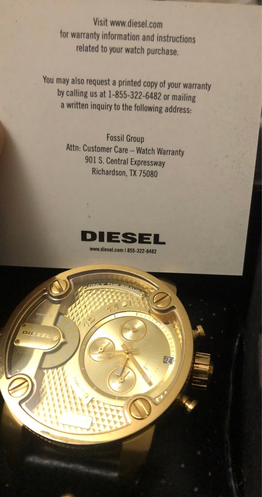Mans diesel watch
