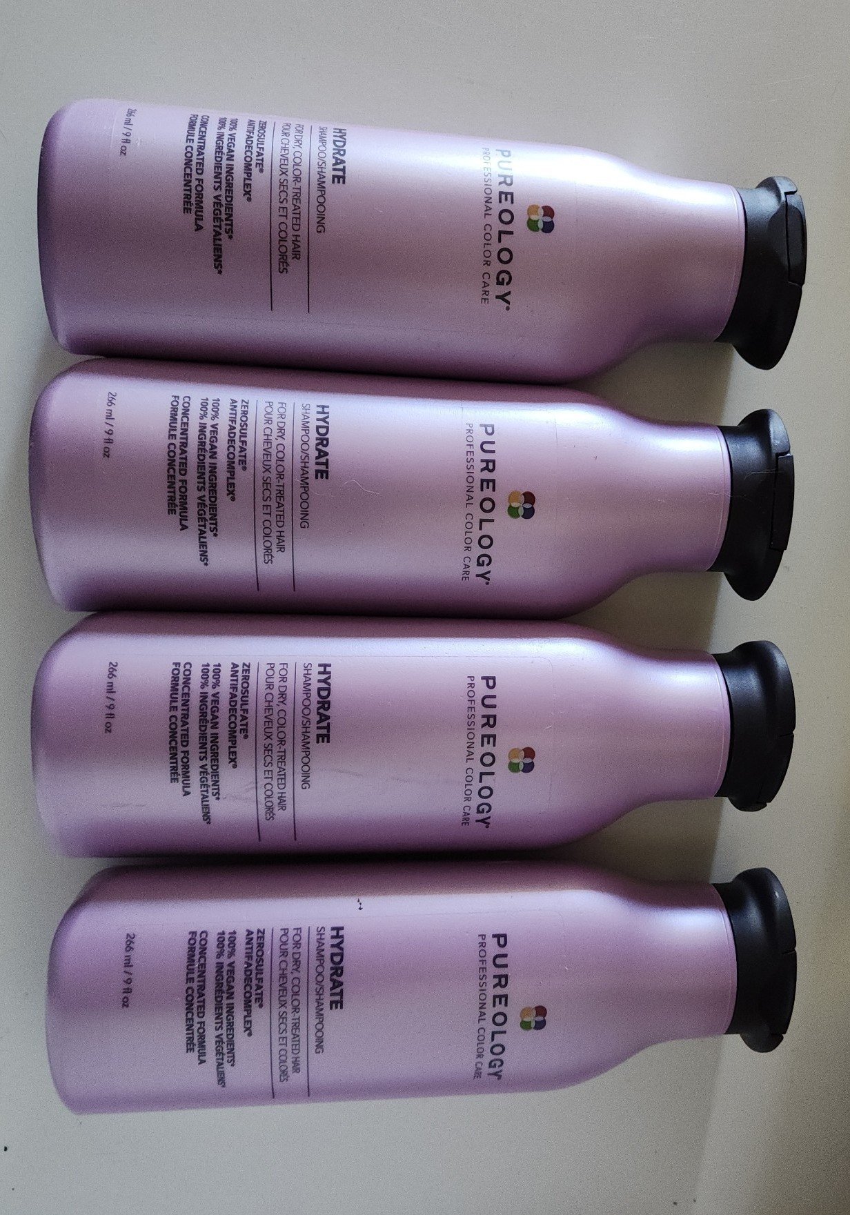 Pureology Shampoo Bottles × 4