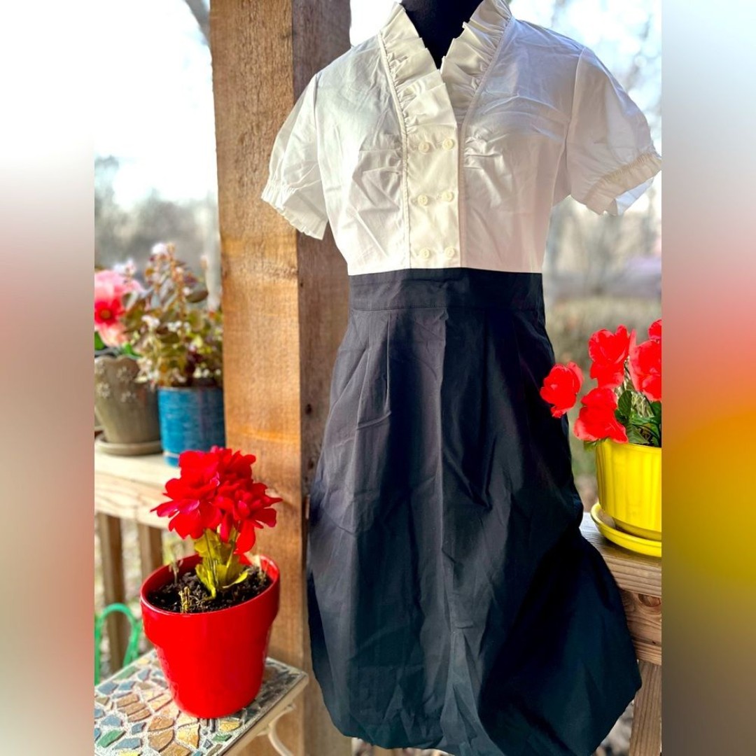 The Limited Vintage New/Old White & Black Euro French Country Appeal NWT Size 4