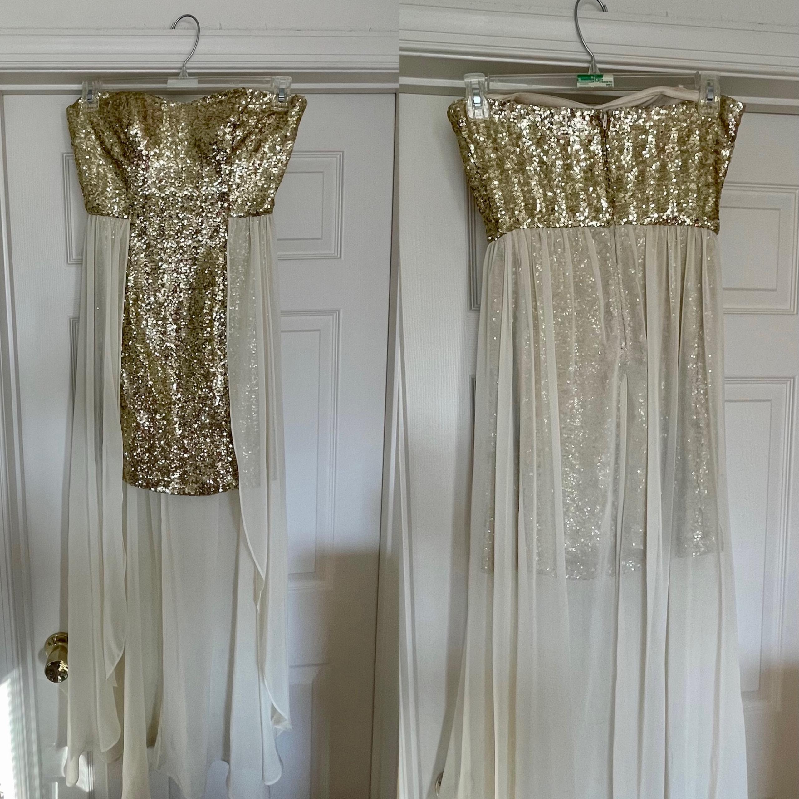 Arden B High Low Sequin Dress Size M