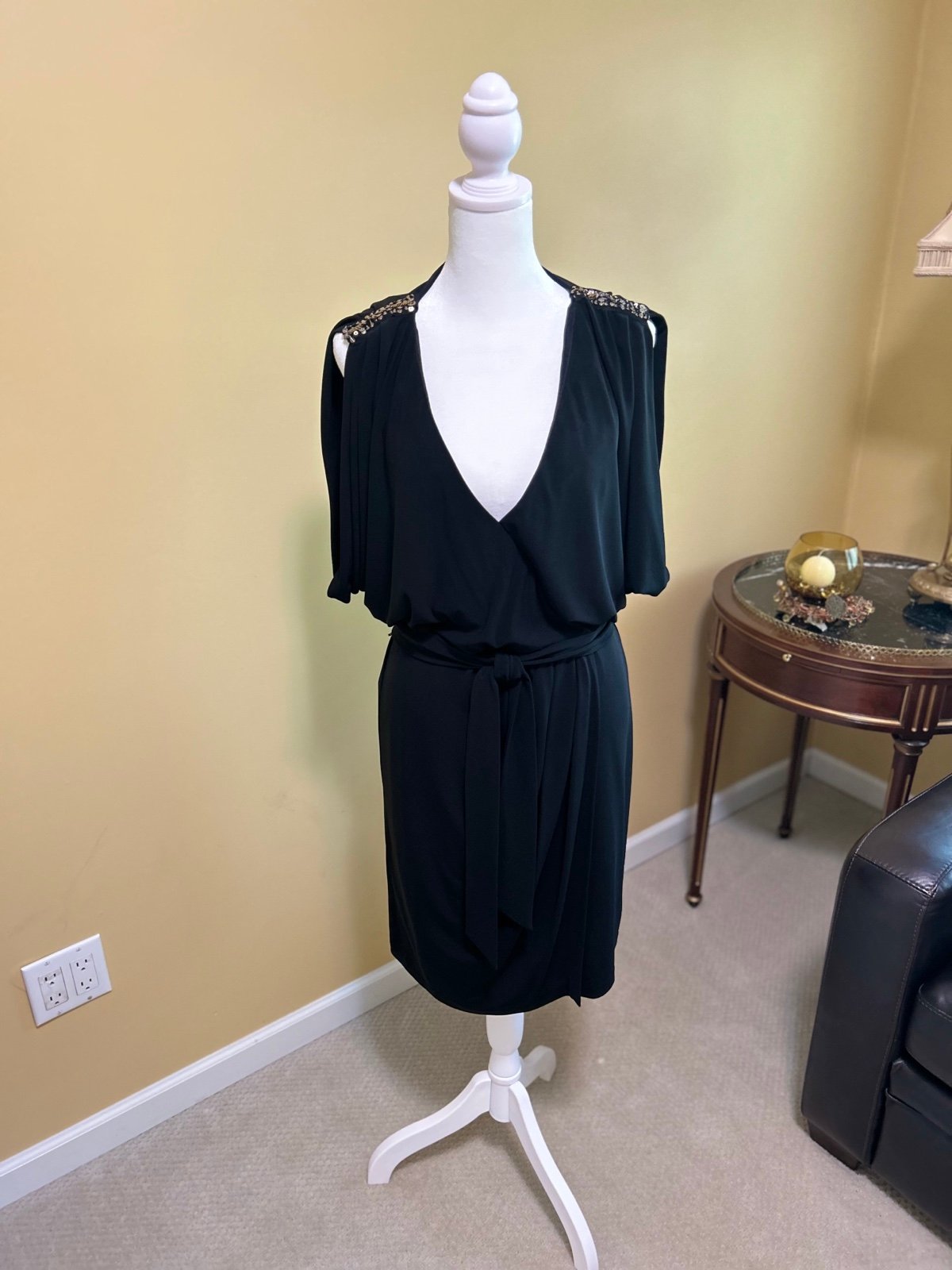 Vintage Black Nicole Miller Cocktail Dress