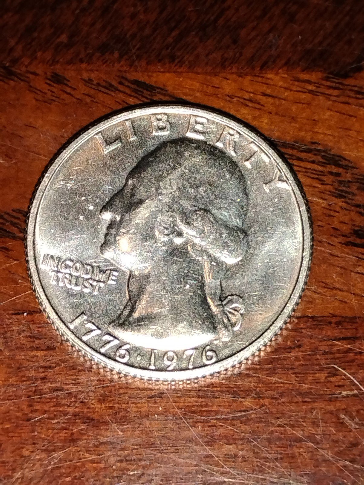 1776 1976 P bicentennial quarter DD