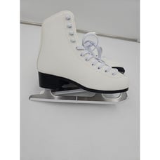 American Athletic Shoe Women's Tricot Lined Ice Skates 7 White