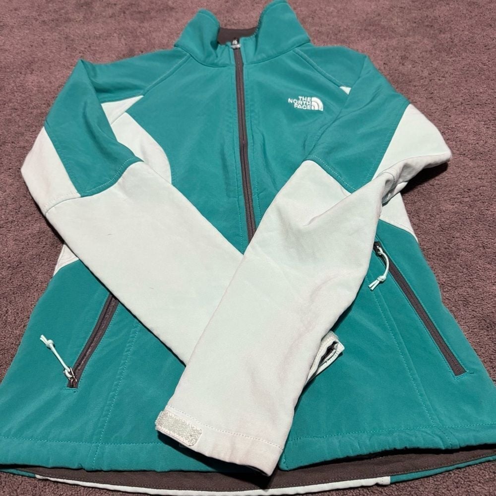 The North Face jacket teal and women's size small