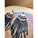Wood and Leather Bohemian Fringe Earrings