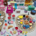 Barbie Huge Lot Of Dollhouse Furniture And Accessories Lot Of 100 +