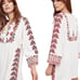 Free People Tunic Dress Embroidered Southwestern Boho Style Size Small