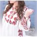 Free People Tunic Dress Embroidered Southwestern Boho Style Size Small