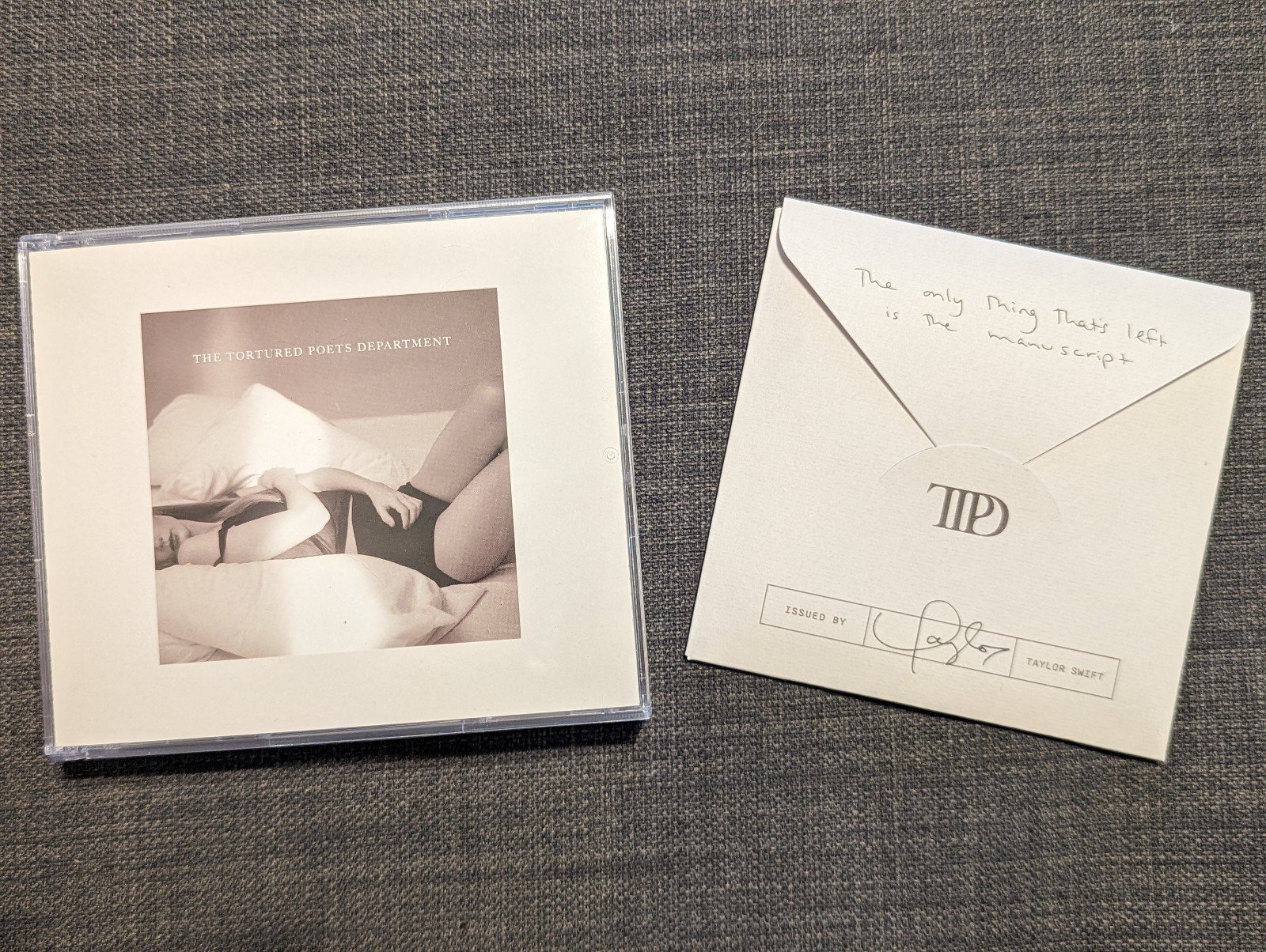 Taylor Swift Collectors Deluxe Edition TTPD The Manuscript