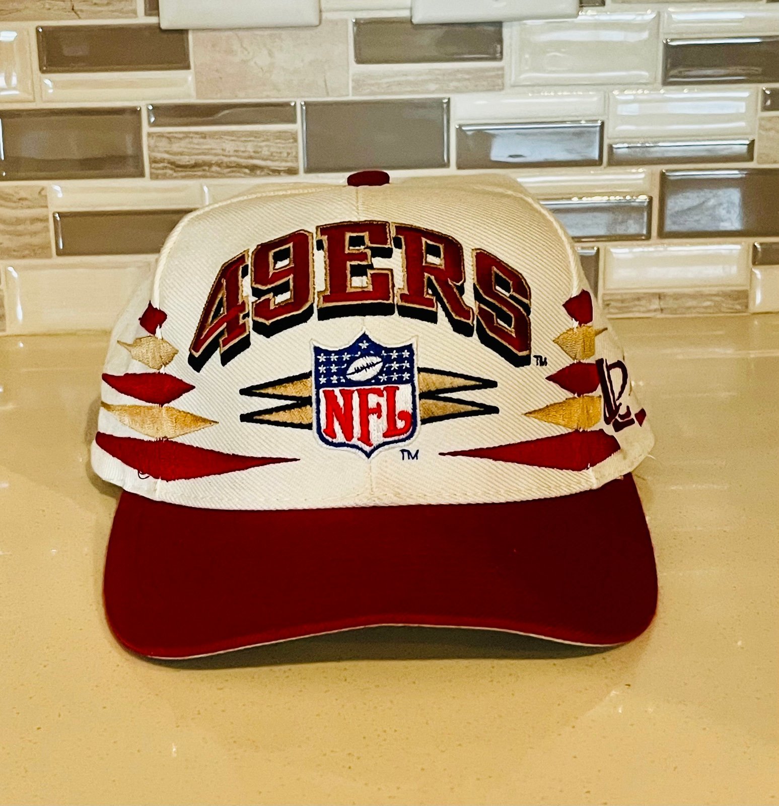 49ers logo athletic SnapBack hat vintage