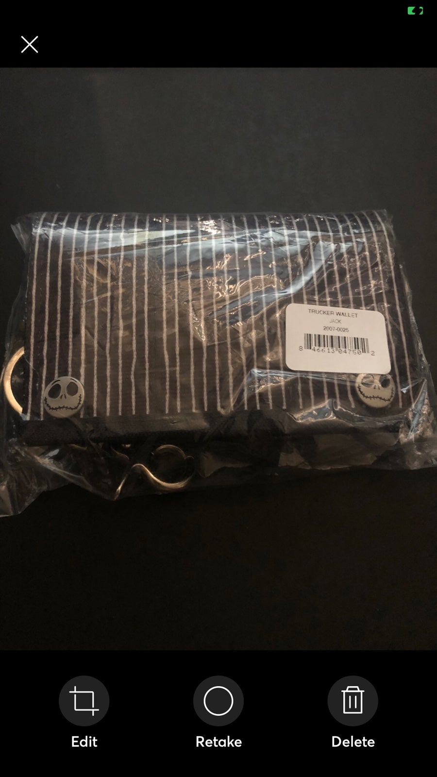 Harveys Seatbelt Nightmare Before Christmas Trucker Wallet