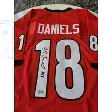 J.T. Daniels Autographed/Signed Jersey Beckett Sticker Georgia Bulldogs JT