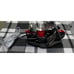 DWK Red Vintage Motorcycle Chopper Bike Electric Oil Or Tart Burner Figurine