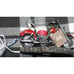 DWK Red Vintage Motorcycle Chopper Bike Electric Oil Or Tart Burner Figurine