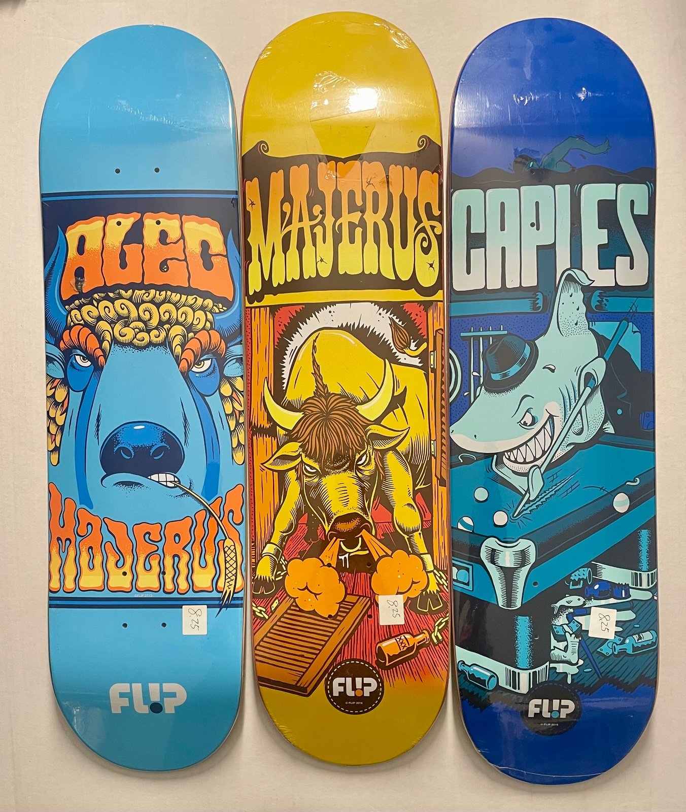 1 pc x Flip Skateboard Pro deck. 8.25 (each/any one)