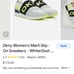 Dkny slip on sneakers