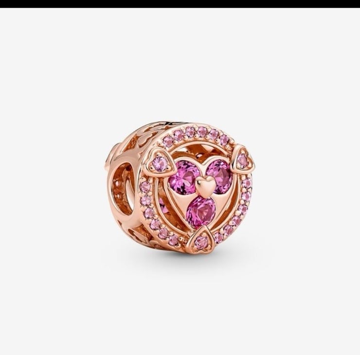 Sparkling love Pandora charm