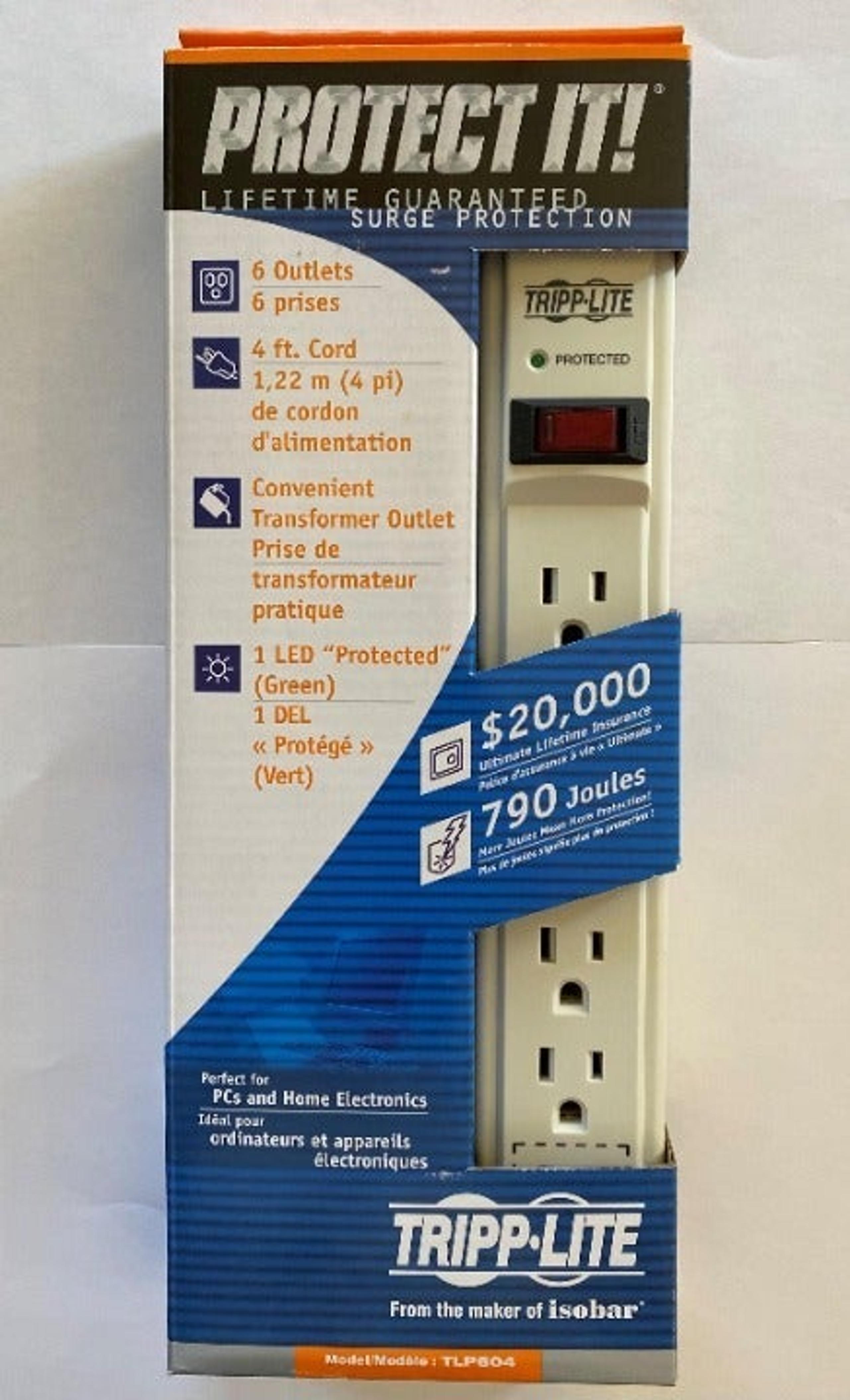 Tripp Lite Protect It! Six-Outlet Surge Suppressor