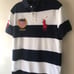 Polo Ralph Lauren Men's Gold USA Flag Crest Emblem Pony Logo Shirt White Size S