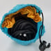 New MalloMe Single Portable Camping Hammock Parachute Lightweight Nylon Blue