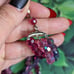 Vintage 1950s Austrian Crystal Necklace - Aurora Borealis Triple Strand Collar