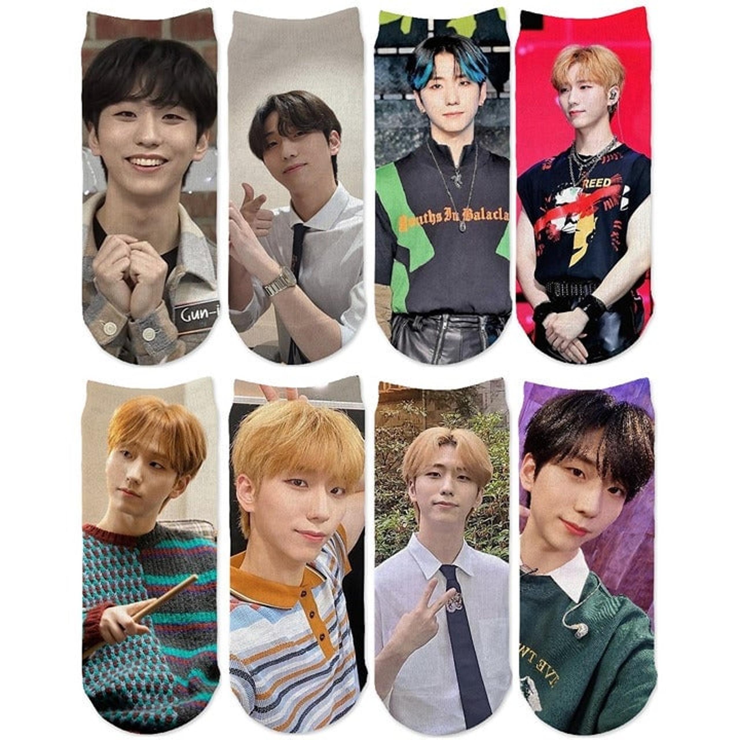 8 Gunil Xdinary Heroes Goo Gun-il Mix & Match Ankle Socks No-Show K-Pop Merch