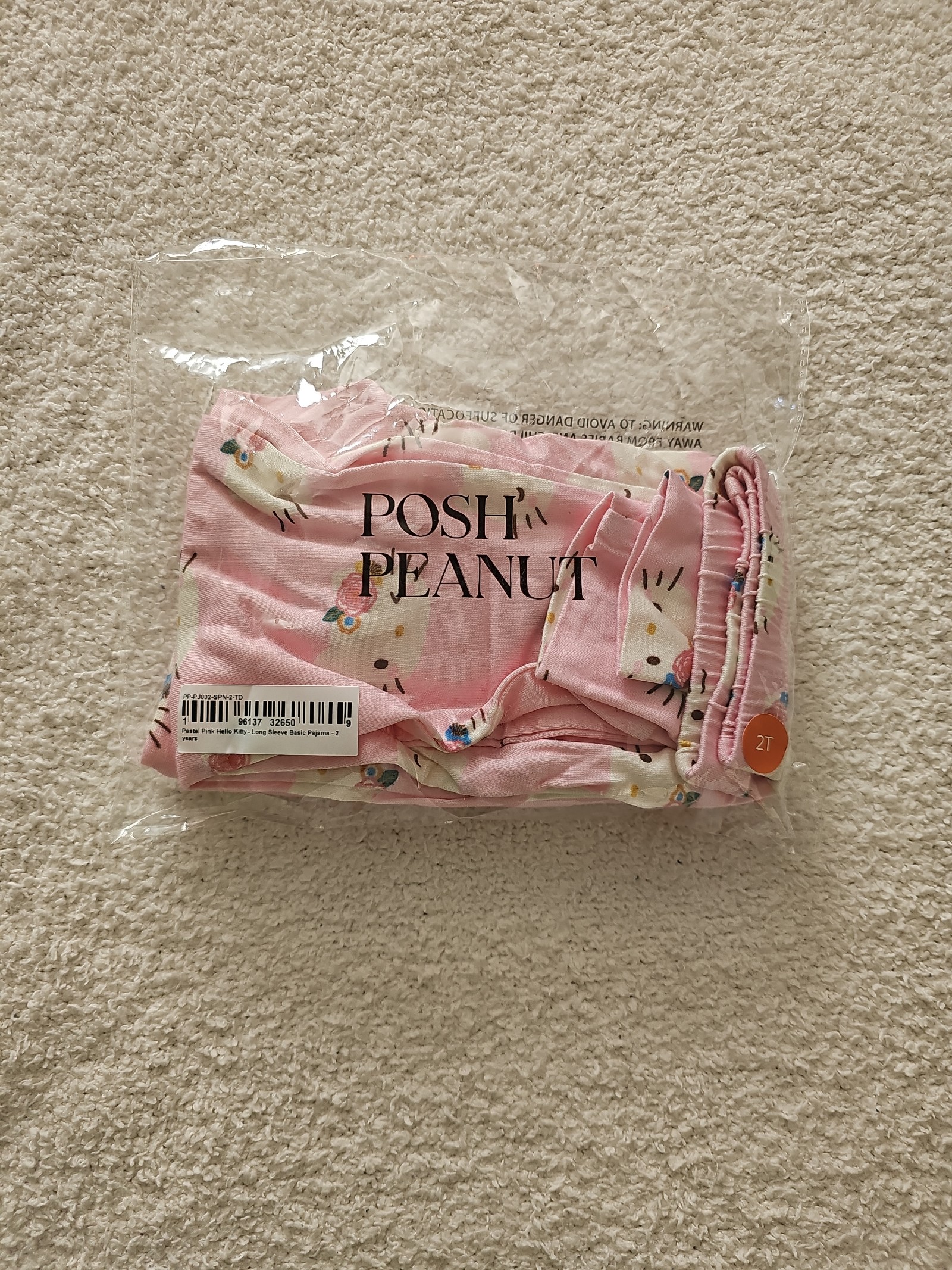 Posh Peanut Hello Kitty 2 Piece PJ Set