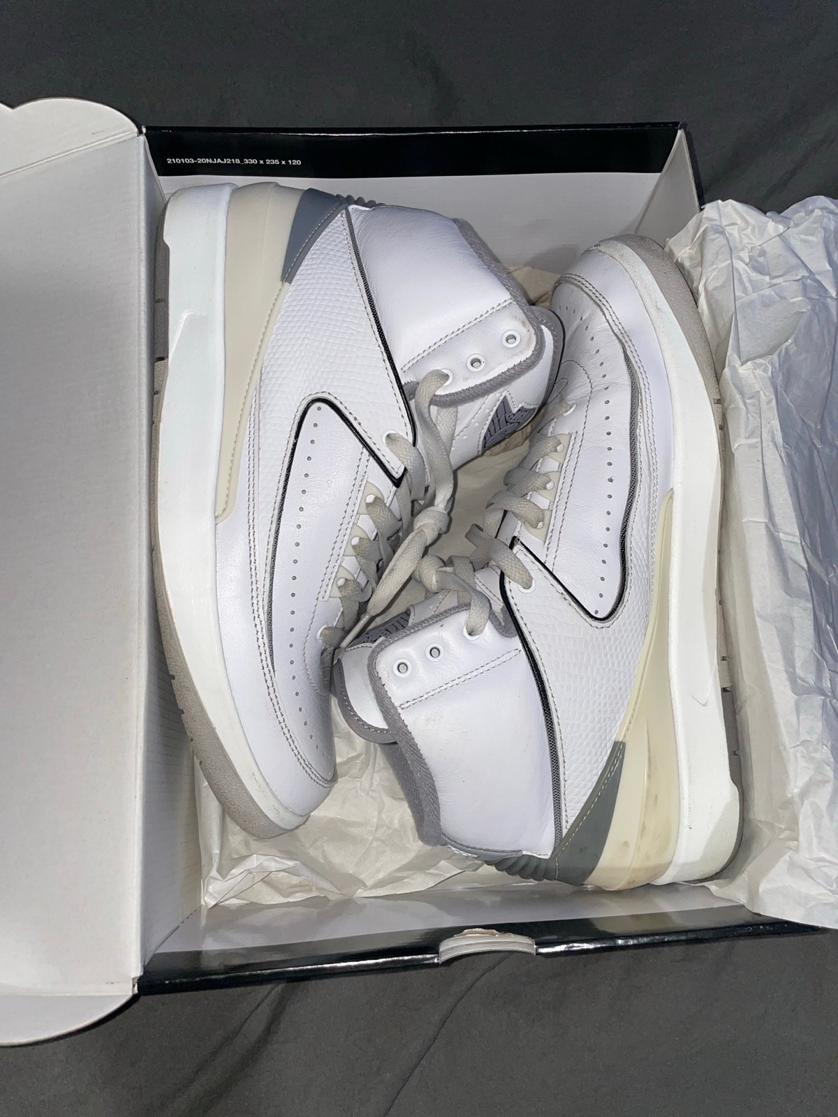 Retro Air Jordan White Cement 2’s