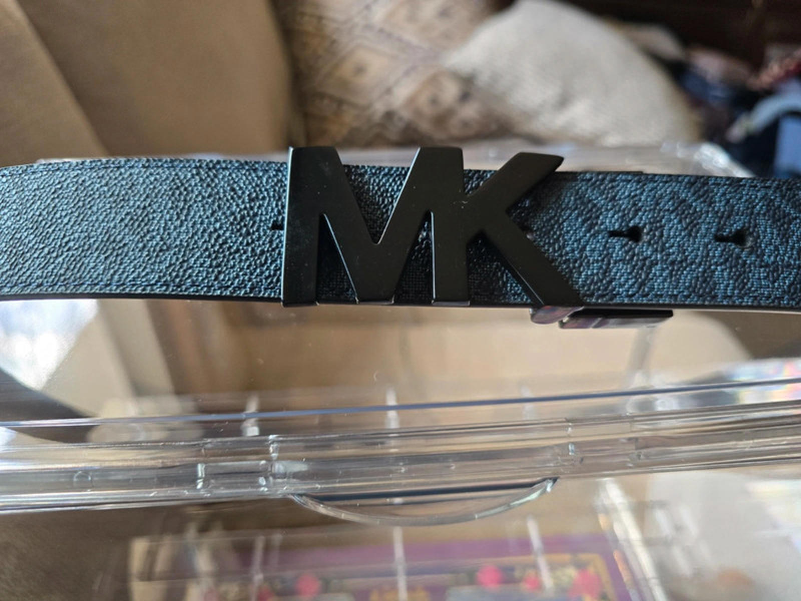 Michael Kors Reversible Logo Buckle Belt