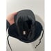Vintage Mt. Bachelor Hat in Black with Ear Flaps and Under Chin Ties