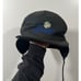 Vintage Mt. Bachelor Hat in Black with Ear Flaps and Under Chin Ties