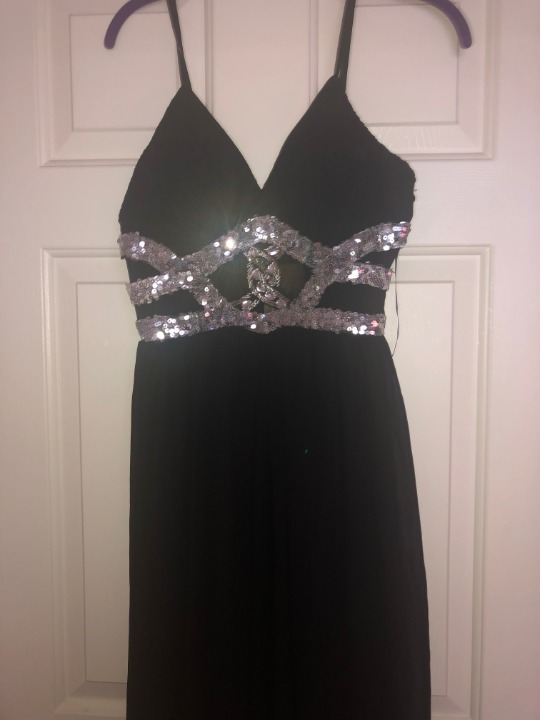 NEVER WORN BEFORE Bedazzled Prom Dress