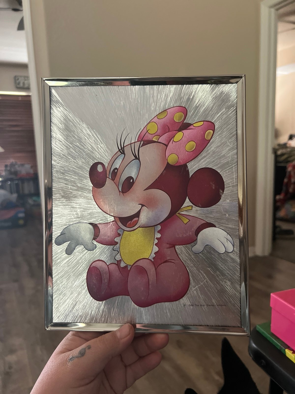 Silver Baby Minnie print