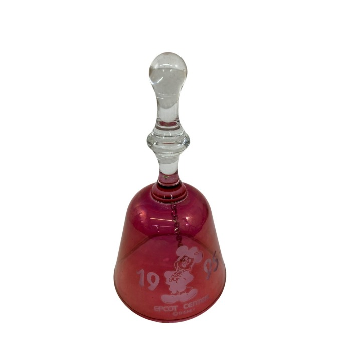 Vintage Glass Disney 1995 Epcot Center collector bell
