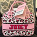 Juicy Couture Pink Animal Print Insulated Lunch Bag
