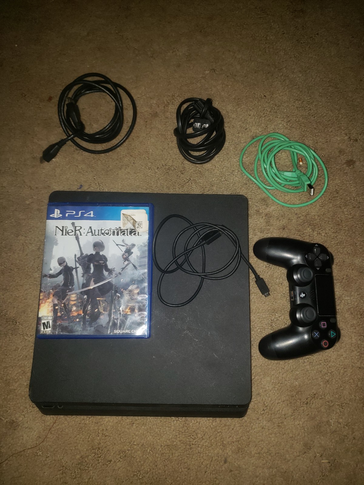 Playstation 4 1tb with controller, all cords, cables, 1 game