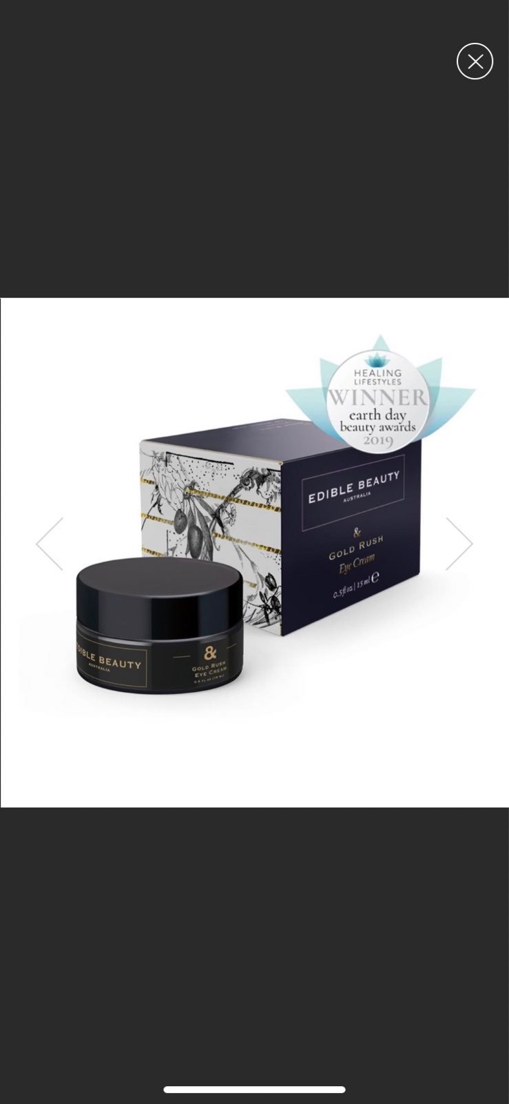 EDIBLE BEAUTY Australia Gold Rush Eye Ba