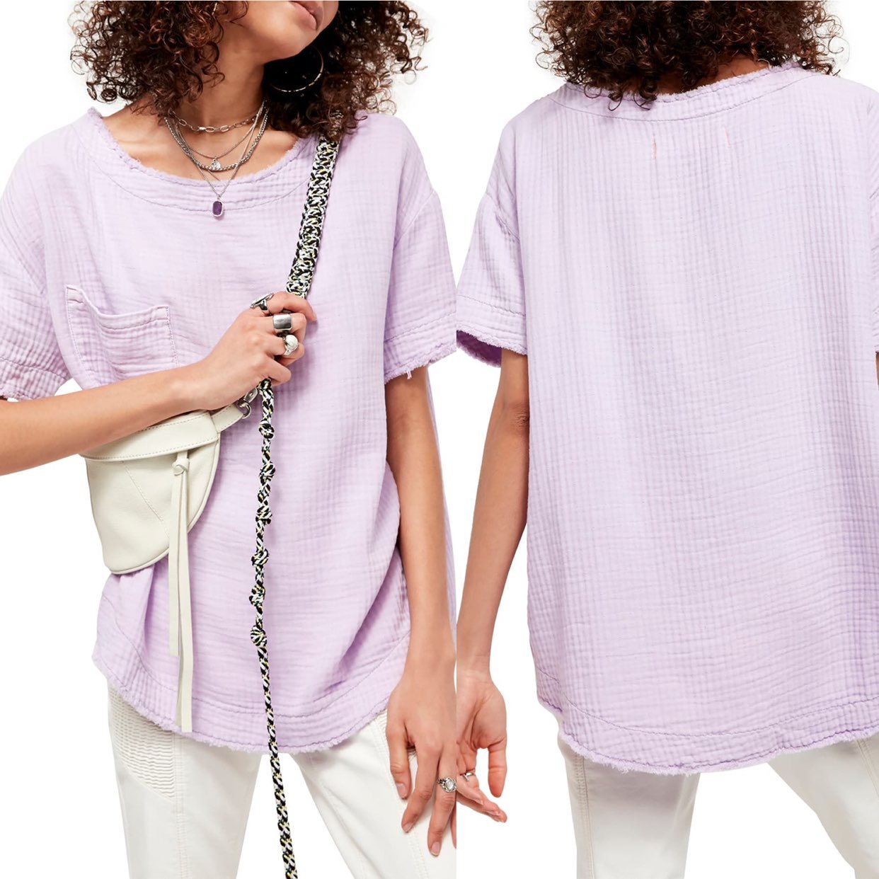 Free People Palo Alto Pocket Tee
