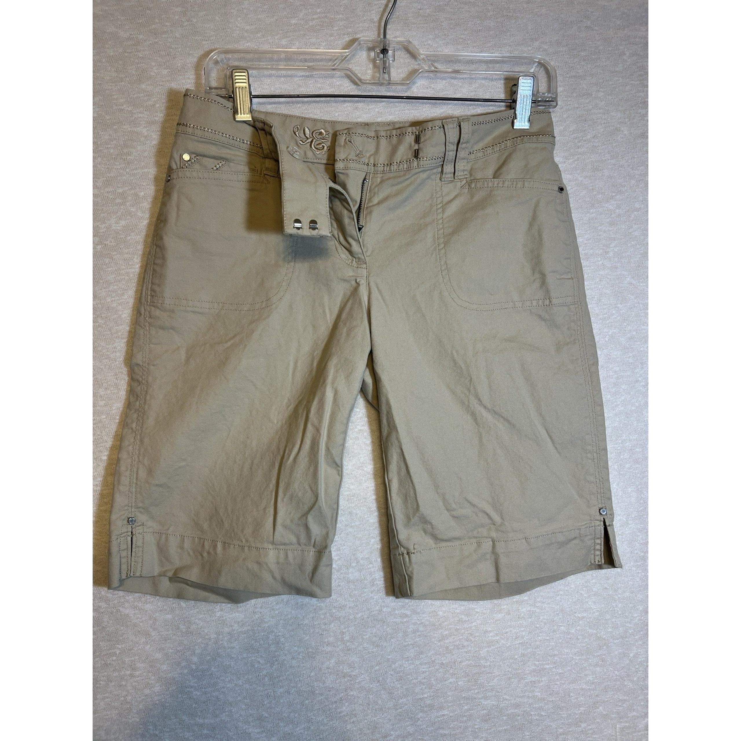 White House Black Market Short Women's Khaki Size 0