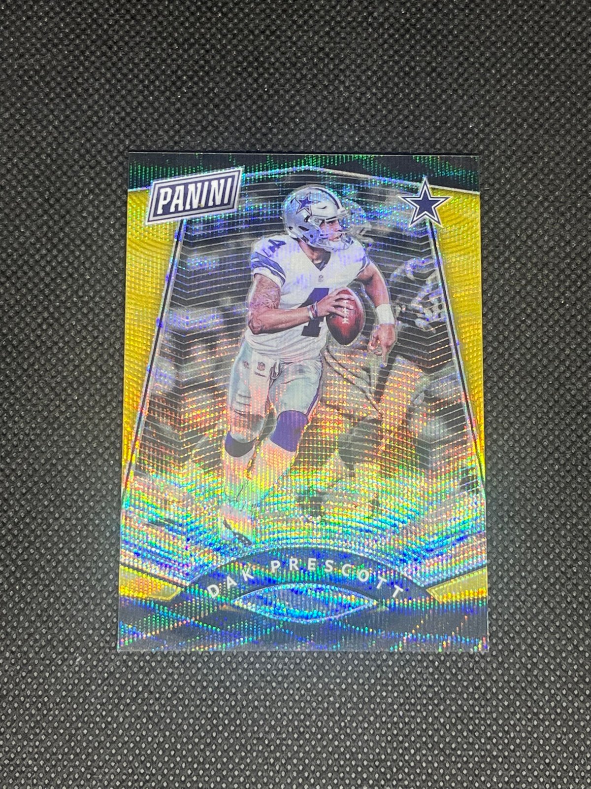 2017 Panini The National Dak Prescott Gold Wave 8/15 Dallas Cowboys