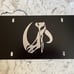 The Mandalorian Mythosaur Rhino Black Powder Coated Steel Front Plate with Caps