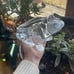Large CLEAR ACRYLIC FROG , Planter, Dish , Art Piece, 10”x 5”