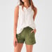 Boden Karin Marsh Dark Olive Green Chino 4” Shorts US Size 6