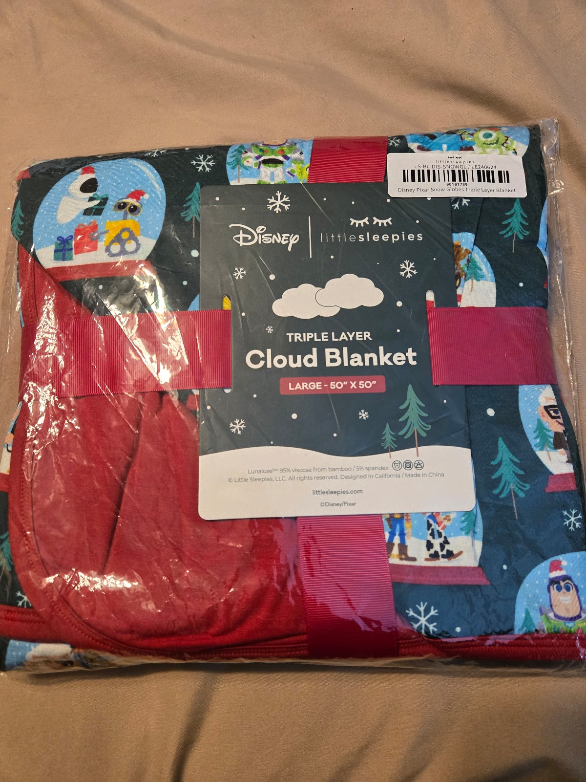 Little Sleepies Disney Pixar Cloud Blanket