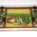 2 Peggy Karr Tuscany Serving Trays Plates Fused Glass UNSIGNED USA Made