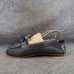 Sperry Shoes Women 6 Moccasin Flats Slip On Leather Metallic Shimmer Slipper Bow