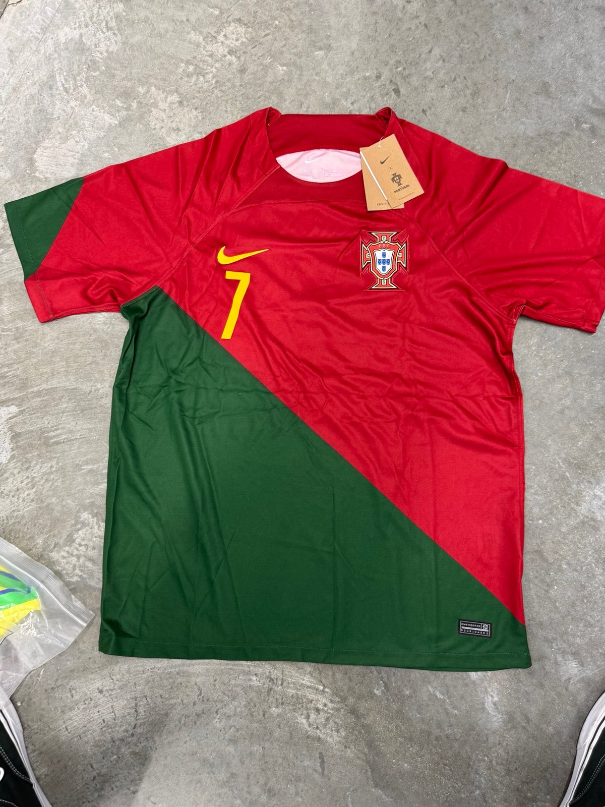 Portugal National Team 22/23 Stadium Home (Cristiano Ronaldo) XXL Jersey Authent