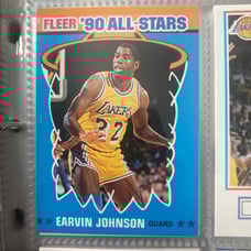 1990 Fleer #4 All-Stars Magic Johnson